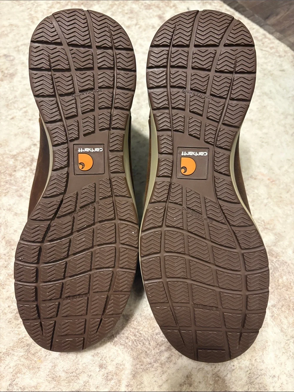 Carhartt Men's Brown Slip-On Chukka Work Boots